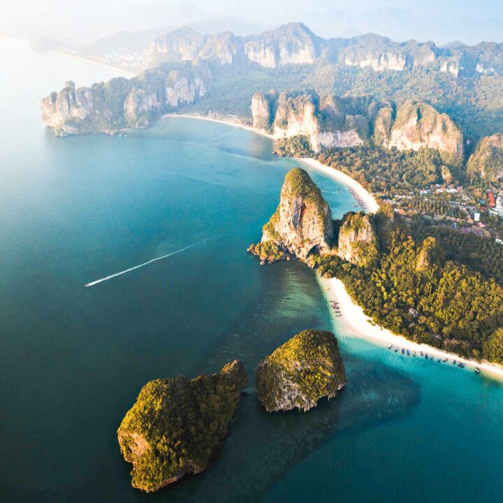 Ein Blick auf Thailands Inseln von oben