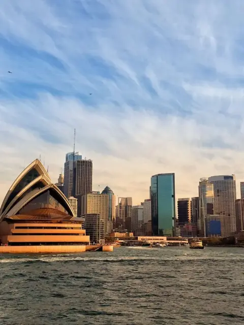 EIne Skyline als Symbol für Auswandern nach Australien