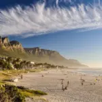 Strand Aussicht als Symbol für Auswandern nach Südafrika
