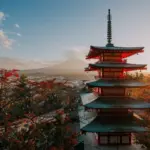 Ein Tempel als Symbol für Auswandern nach Japan