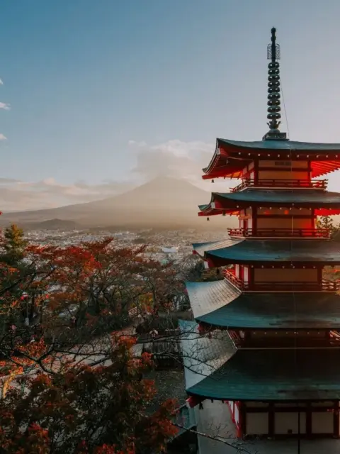Ein Tempel als Symbol für Auswandern nach Japan