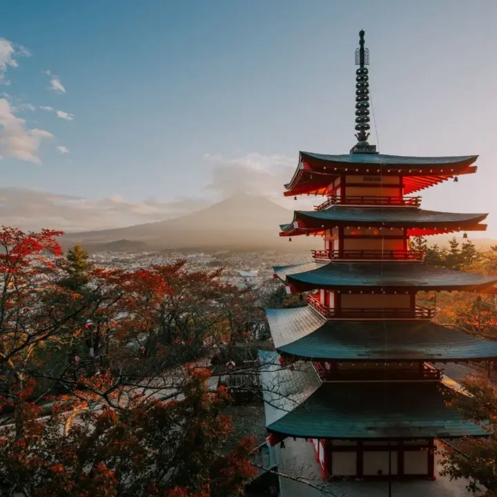 Ein Tempel als Symbol für Auswandern nach Japan