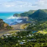 Ein idyllische Landschaft in Neuseeland