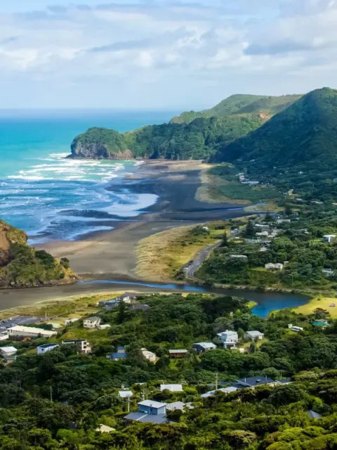 Ein idyllische Landschaft in Neuseeland