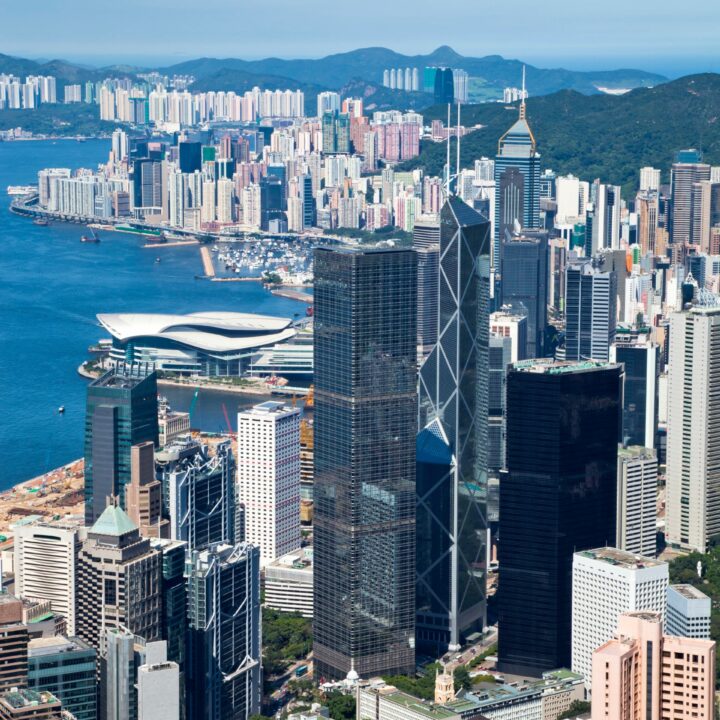 SKyline von Hongkong