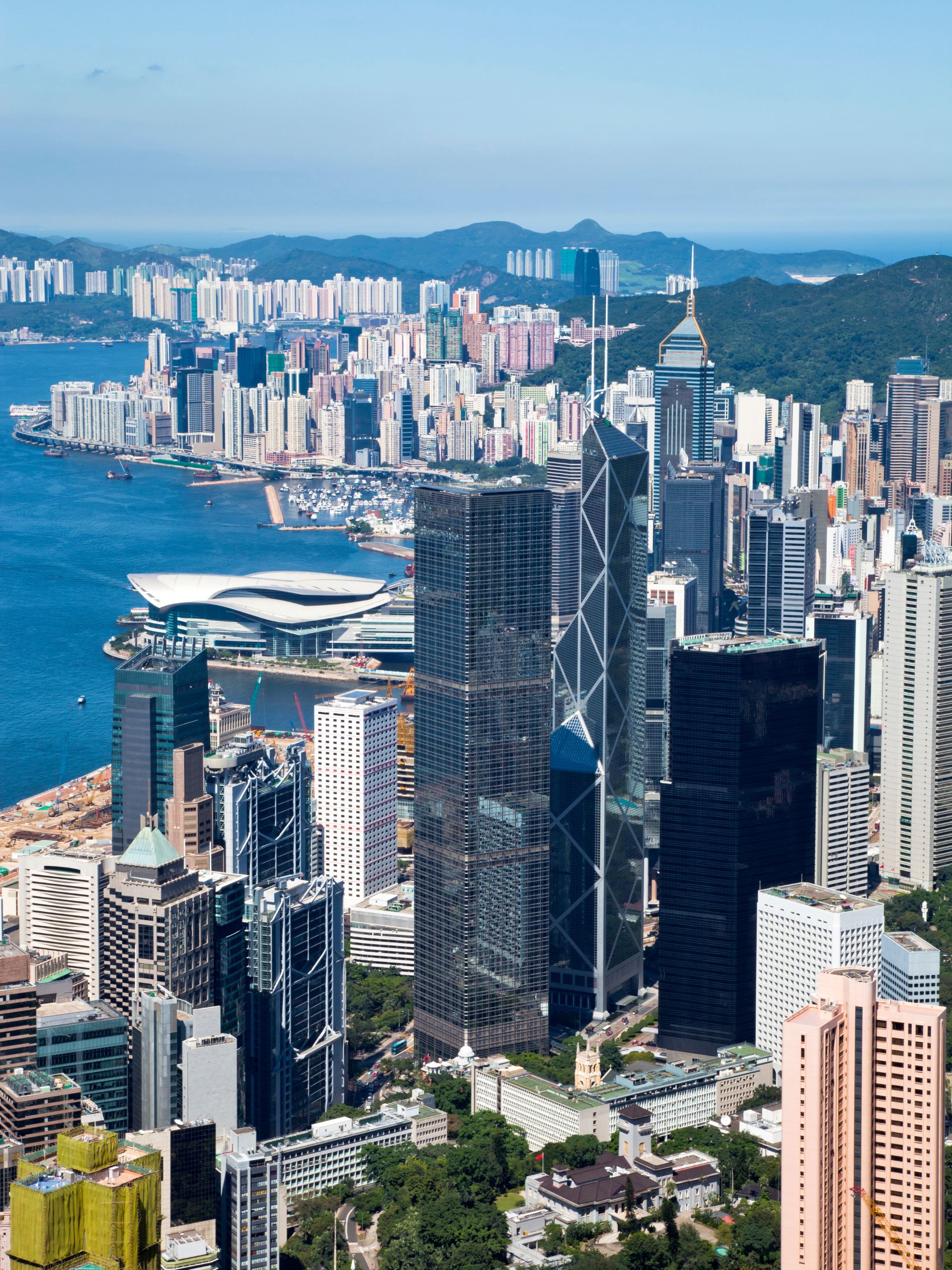 SKyline von Hongkong