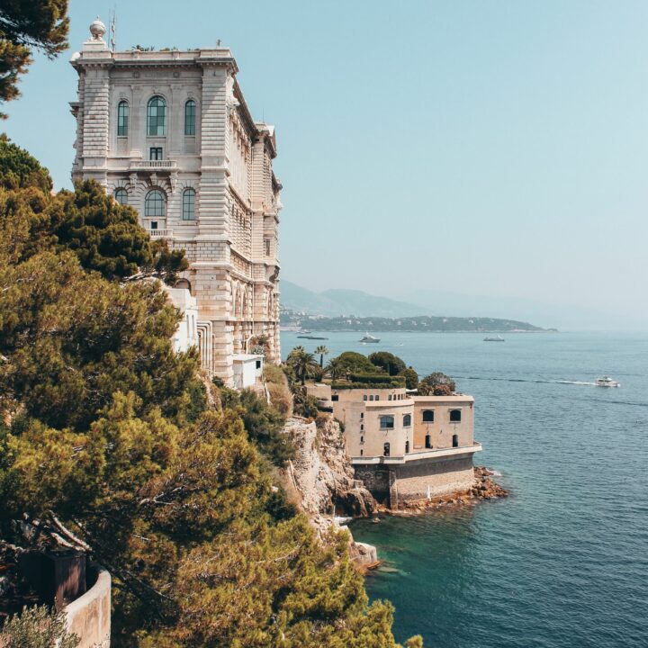 Ausblick auf das Meer in Monaco