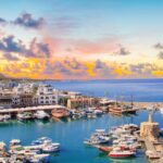 Blick auf den Hafen von Zypern