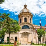 Ein historisches Gebäude in Paraguay