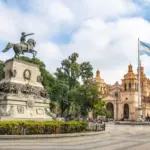 Ein Gebäude als Symbol für Steuern in Argentinien