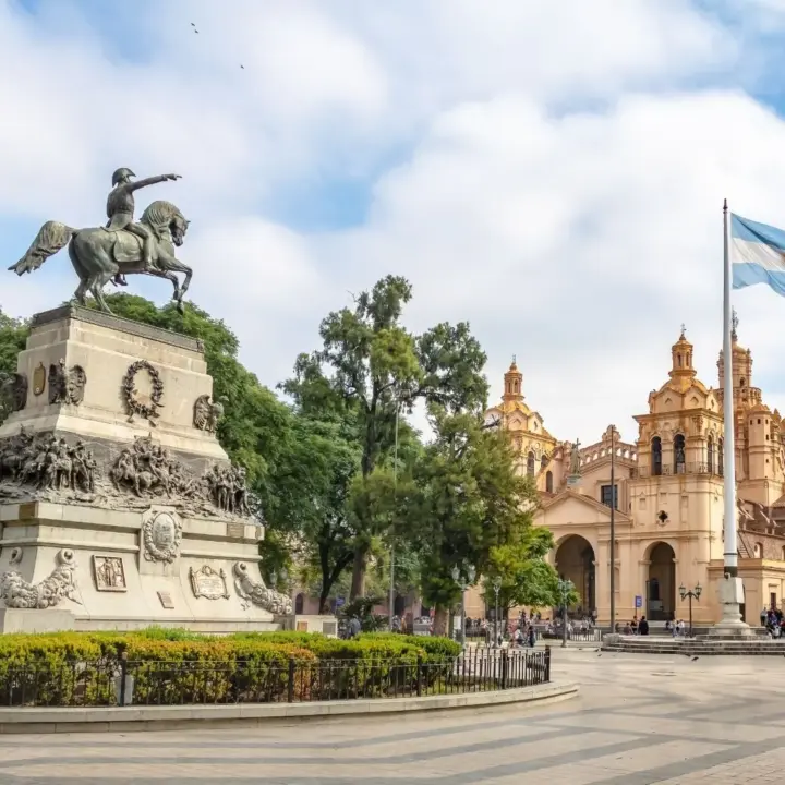 Ein Gebäude als Symbol für Steuern in Argentinien