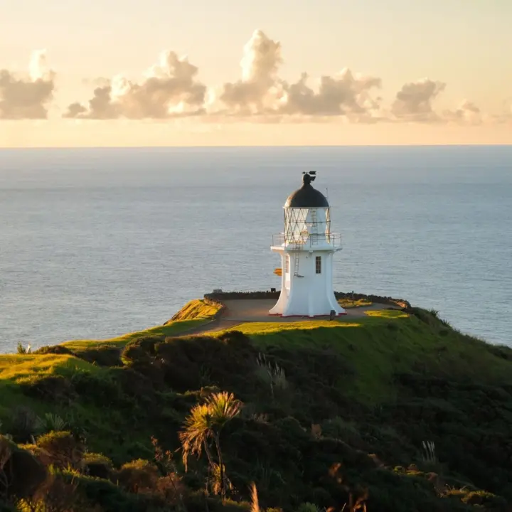 Idyllische Landschaft als Symbol für Krankenversicherung in Neuseeland