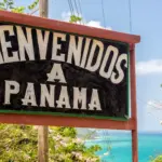 Ein Schild als Symbol für Visum für Panama