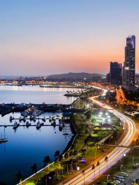 Skyline als Symbol für Leben in Panama