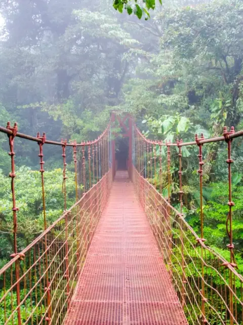 Eine Brücke als Symbol für Visum für Costa Rica