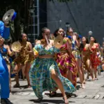 Kultureller Tanz als Symbol für Leben in Costa Rica