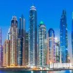 Eine Skyline als Symbol für Steuern in Dubai