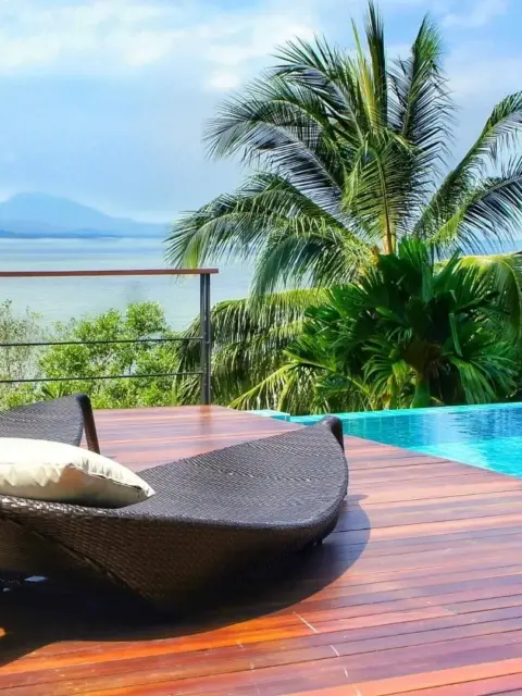 Ein Ressort als Symbol für Moral der Flaggentheorie