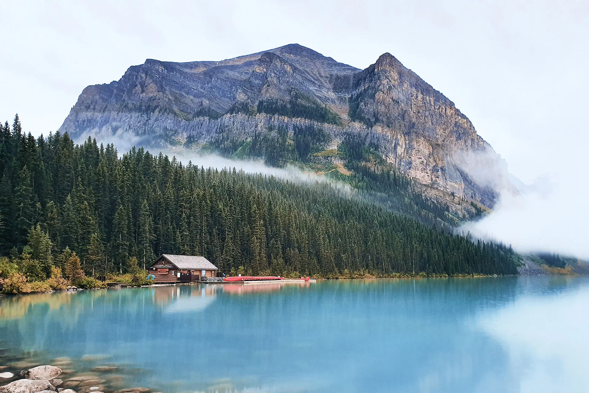 Eine einsame Hütte als Symbol für Wohnsitz