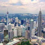 Eine Skyline als Symbol für Auswandern nach Malaysia