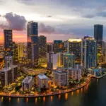 Skyline als Symbol für Steuern in den USA