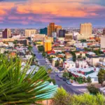 Eine Skyline als Symbol für ein Visum für die USA