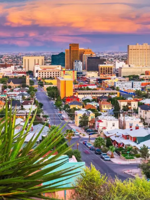 Eine Skyline als Symbol für ein Visum für die USA
