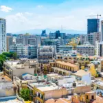 Eine Skyline als Symbol für Steuern in Zypern