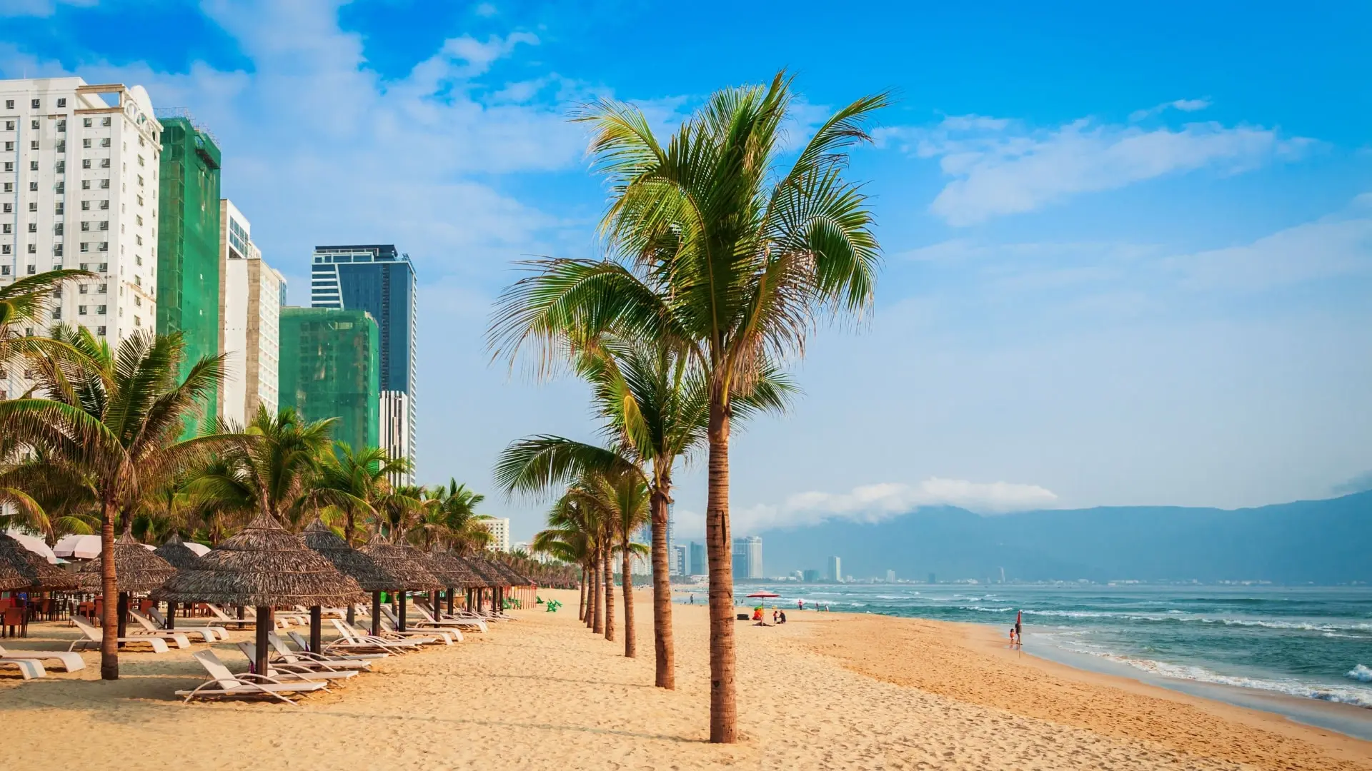 Ein Strand in Da Nang als Symbol für Lebenshaltungskosten Da Nang